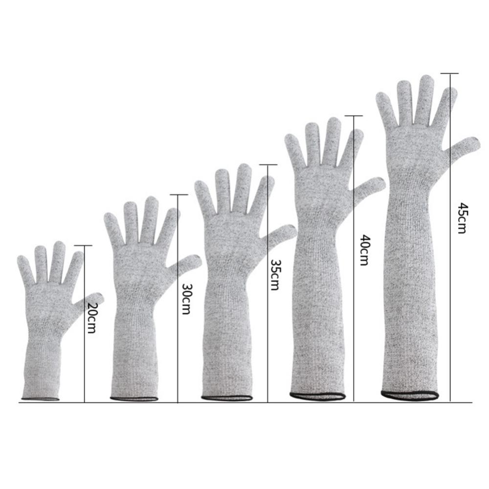 5 Anti-puncture Cut-Resistant Anti Cut Gloves HPPE Cut Resistan Skin-friendly Arm Protection Sleeve