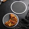 6-12 Inch Metal Net Non Stick Pizza Screen Pan Baking Tray New Seamless Aluminum Metal Net Bakeware Kitchen Tools Pizza