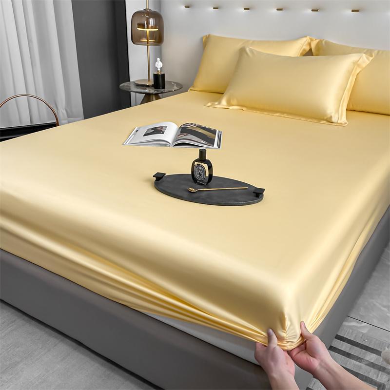 Набор из 3 шт., 100% бамбуковый чехол для матраса, наматрасник, простыня с резинкой, простыня, 1000 нитей, размер Queen King Size