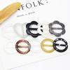 Flower Clothes Decoration Round Garment Accessories Garment buckle T Shirt Clips Resin Scarf Buckle