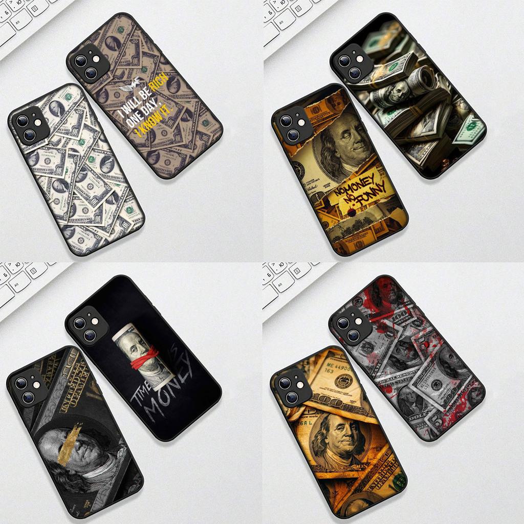 Casing for Motorola Moto G55 G45 G75 G85 G35 Edge 50 30 Fusion 40 NEO Ultra Pro Phone Cover Soft Case Money 100 D-Dollars 1