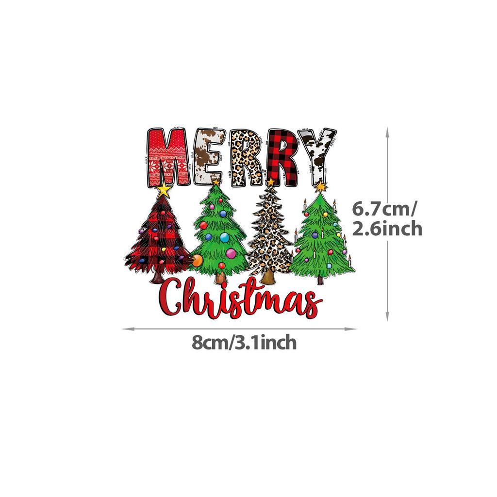 Рождественские нашивки, зимние наклейки, художественные ремесла, глажка одежды, аппликация, термоклейкая передача, аксессуары «сделай сам», утюг на переносе, подарок