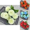 Home Decor Artificial Carnation Flowers With Handcrafted Silk Material For Wedding And Photography Props