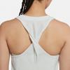Nike Dri-FIT однотонный топ без рукавов женский топ белый DX7279-133