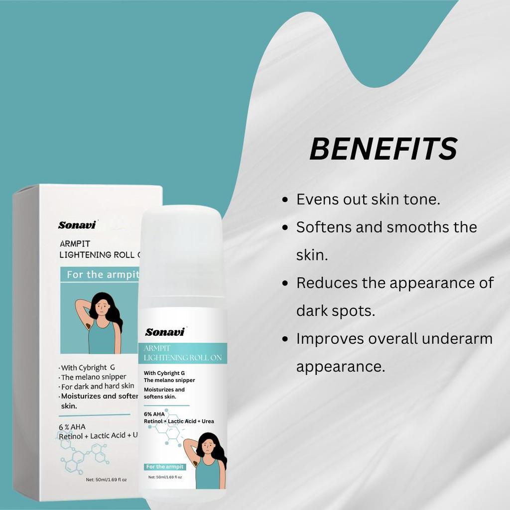 Крем для отбеливания подмышек, осветление кожи подмышек, дезодорант для женщин, длительная свежесть, 50 мл