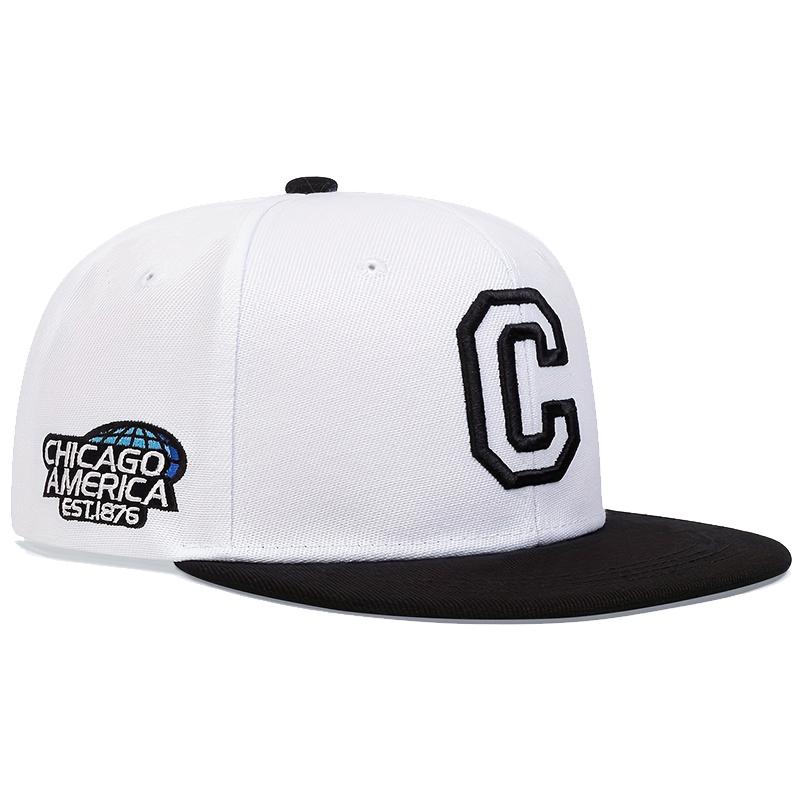 Унисекс Бейсболка с вышивкой CHICAGO Хлопковая Snapback Кепки Регулируемая Хип-Хоп Спортивная Кепка Мужчины Женщины Уличные Шляпы от Солнца Кепки Тракеры