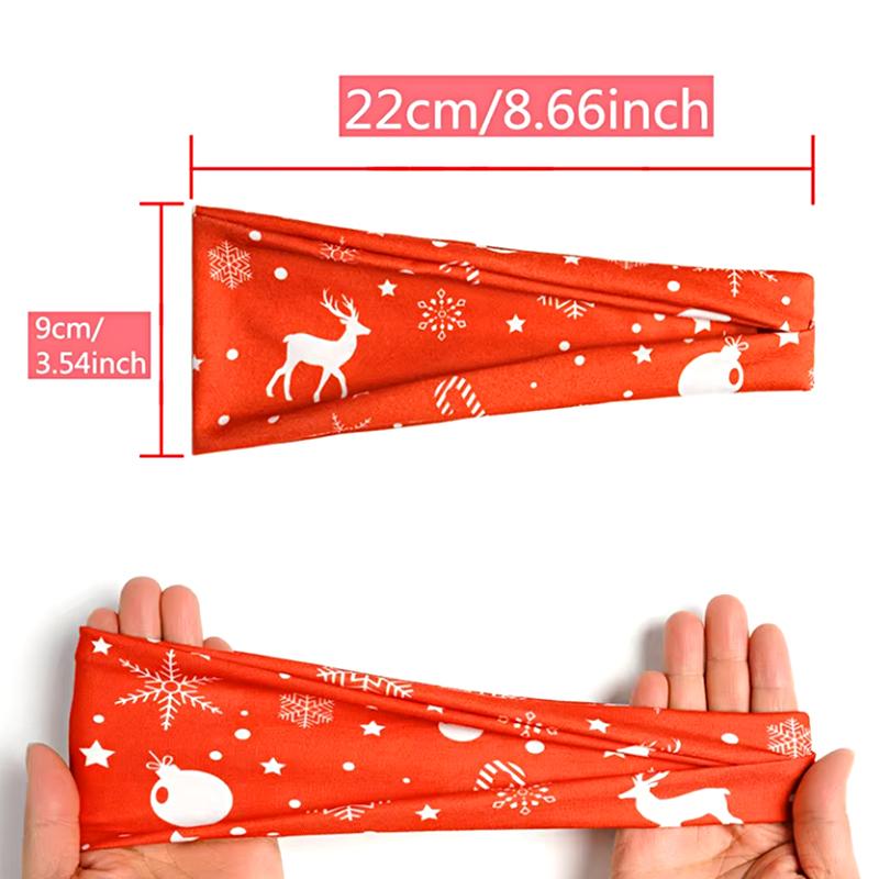 1Pc Headband Christmas Decorations Sports Headband Breathable Elastic Hair Accessories