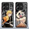 Чехол-накладка для телефона Funda Back для Xiaomi Redmi Note 14 10 14C 11 12 9S A4 13C 13 Pro Plus Аниме Клинок, рассекающий демонов