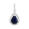 Серебряная подвеска с сапфиром 1.355ct (2214014)