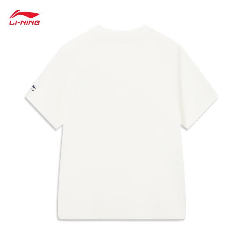 Li-Ning Молодежная унисекс футболка с коротким рукавом YHSW103