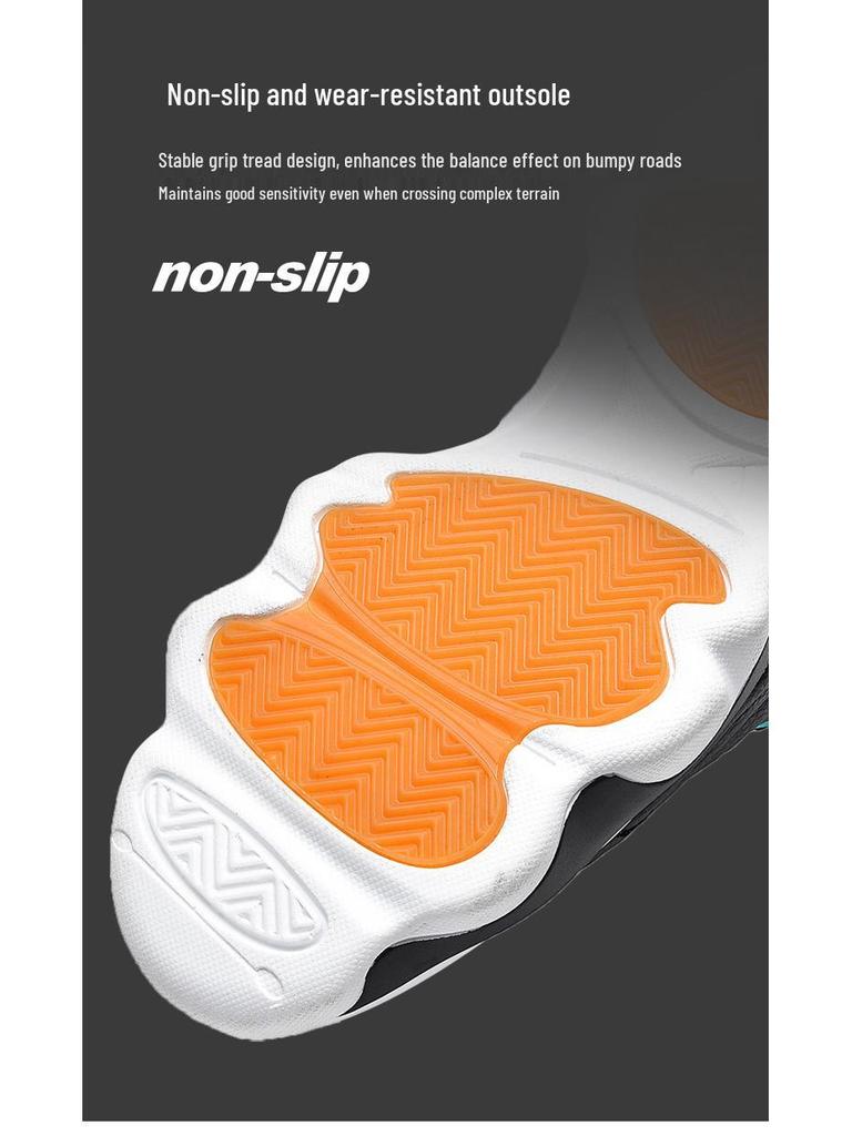 Баскетбольные кроссовки AJ13 с высоким верхом - Унисекс, кожаные, на толстой подошве, повседневные