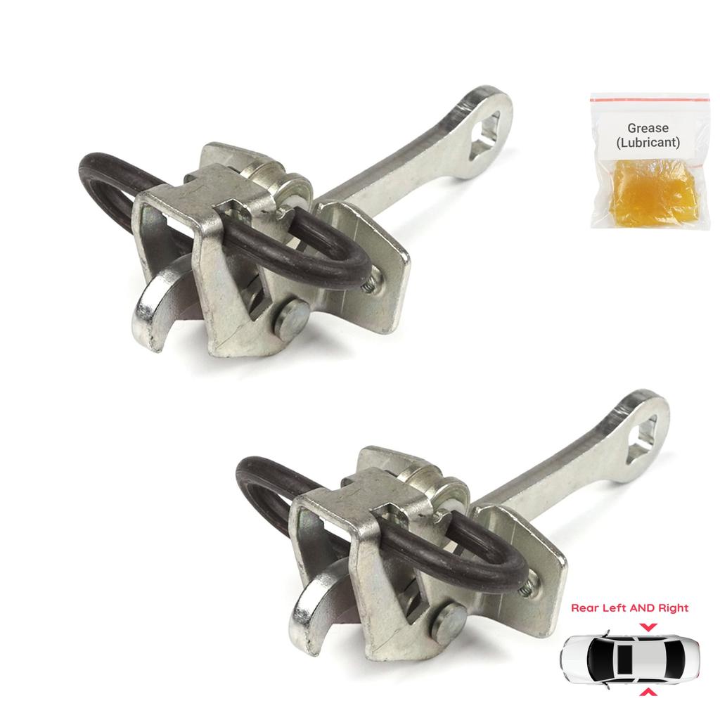 BDP703-1 2 Pieces Rear Left AND Right Door Hinge Stop Check Strap Limiter for Vauxhall Opel Vectra B 1995-2002 5160229