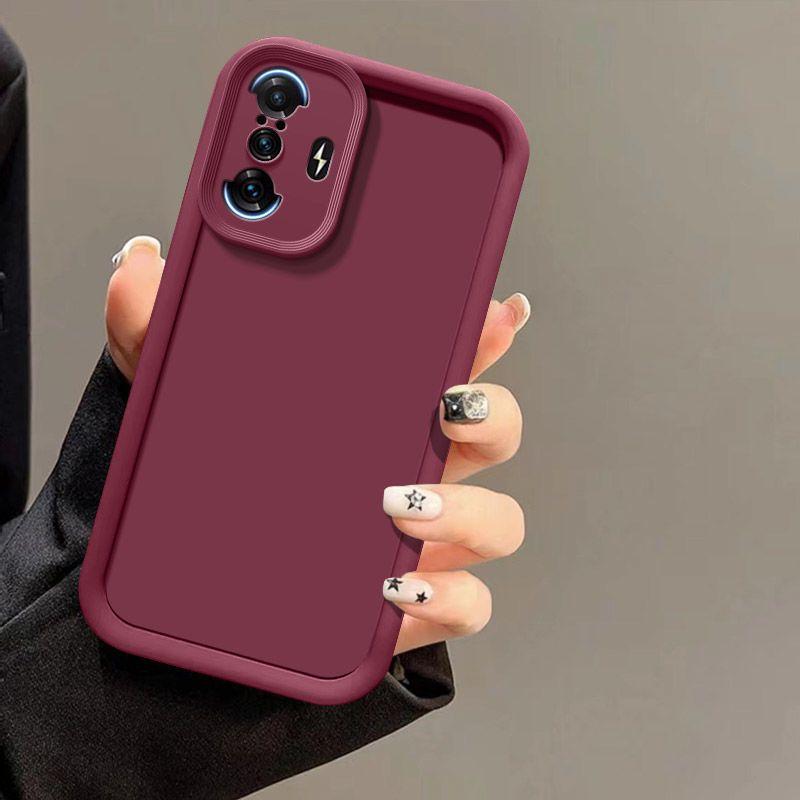 Чехол для Poco F3 GT Чехол для телефона Xiaomi Poco F3 GT Чехол poco f3 GT Защита от падения Роскошный Конфетный Матовый Мягкий Чехол
