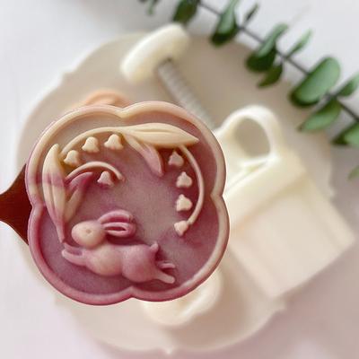 20 г пластиковый штамп для лунного пряника в форме кролика DIY форма для лунного пряника фестиваль ручной пресс формочки для лунного пряника гаджет для украшения кондитерских изделий