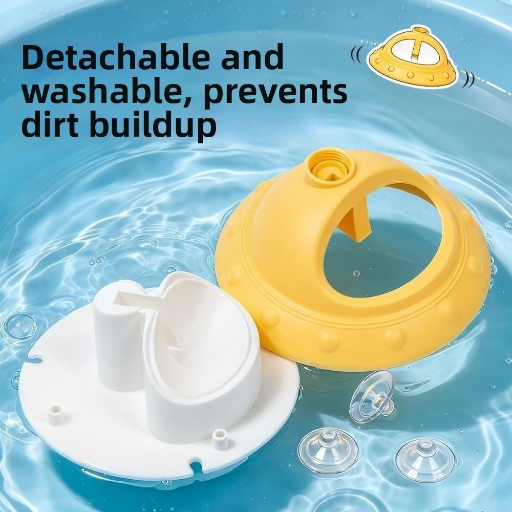 Plastic Pet Gravity Drinking Machine UFO Shaped Dog Water Fountain Cat Auto Water Bowl Living Room
