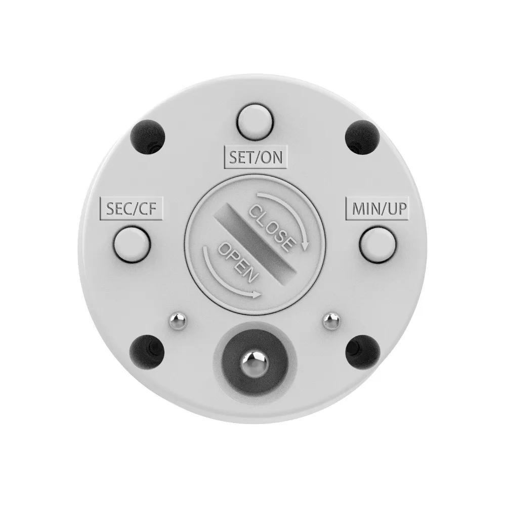 Измерительный термометр со временем, таймером, автоматическим индикатором температуры воды для ледяной бани, водонепроницаемый, с будильником, электронный термометр, белый