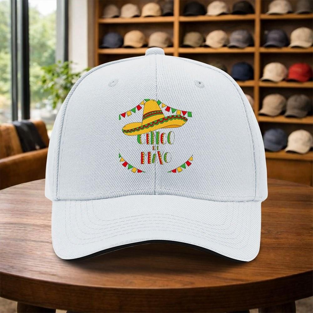 Cinco De Mayo Sombrero Baseball Cap Adjustable Woven Lightweight Outdoor Street Style Unisex Hat