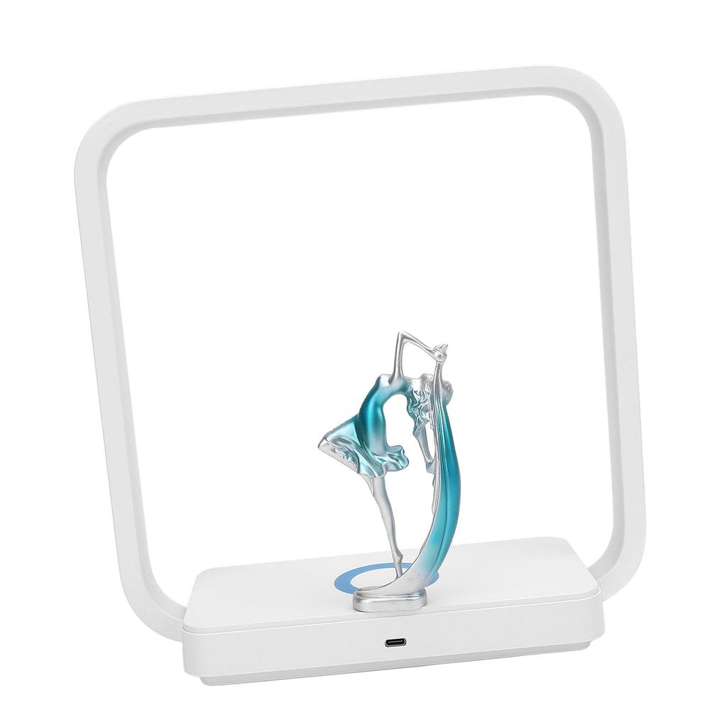 Светодиодная настольная лампа с функцией беспроводной зарядки Dance Girl Touch Dimmable 3 Color Bedside Light для