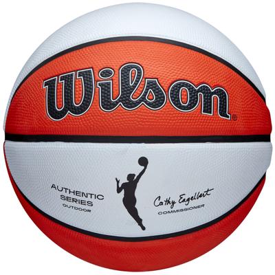 Wilson Мяч для баскетбола WNBA Authentic Series Outdoor, оранжевый, унисекс