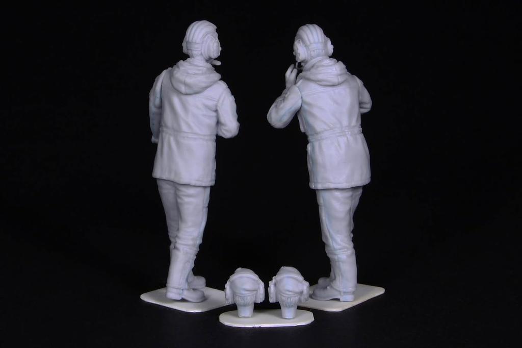 Valkyrie Miniature Current German Tank Crew Set Resin Kit VM35012 1/35 1990-2000s 2-х частей