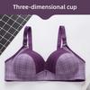 Женский бюстгальтер без стального кольца, тонкая чашка, трехбортное нижнее белье, чашка A/B