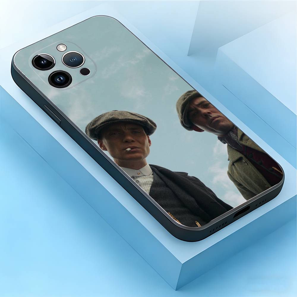 Peaky Blinders Phone Case For iPhone 17,16,15,14,13,12,11,Air,XR,Pro,Max,Plus,mini,SE Silicone Black Cover
