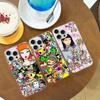 Япония T-Tokidokis Для iPhone 14 Pro Max 13 17 11 16 12 15 Air Plus Атласный Цветной Чехол для Телефона