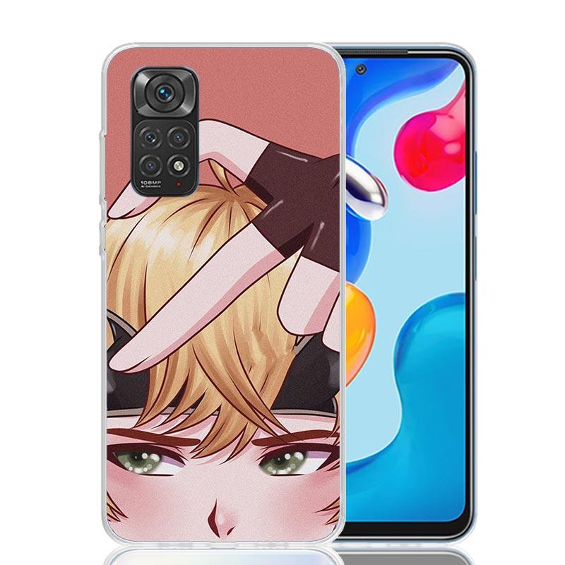 Genshin Love Walnut Phone Case For Xiaomi Redmi Note 14 13 12S 12 11S 11T 11E Pro Plus 10S 10 Art Customized Coque Capa Note 13