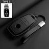 "Full Flip Leather Car Remote Key Case Cover for Mercedes Benz A C E S G Class GLC CLE CLA GLB GLS GLA W177 W205 W213 W222 X167" AX1