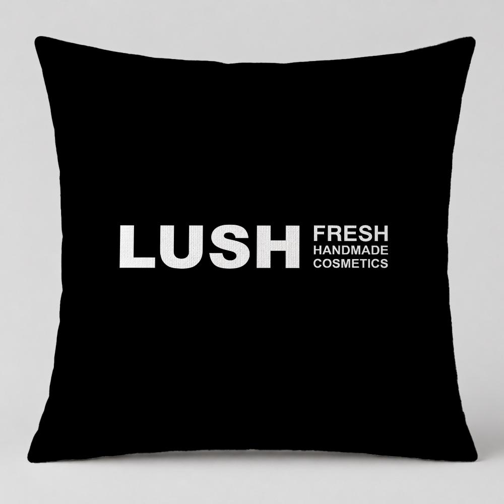Street llLusH Cushion Cover Short Plush Cushion Cover Double Sided Print Washable Sofa Pillowcase Home Decor Gift