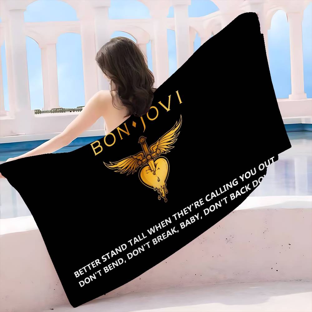B-BonS J-Jovi Большие пляжные полотенца из микрофибры Быстросохнущее полотенце Песчаные пляжные полотенца Полотенце для бассейна для путешествий Бассейн Йога