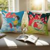 Cute Cartoon PPonyoS   Pillowcase toon Gift Cushion Cover Bedroom Home Sofa Chair Seat Decor pillow case