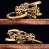 Traditional Chinese Dragon Brass Keychain Pendant For Personalized Accessories And Cultural Gifts