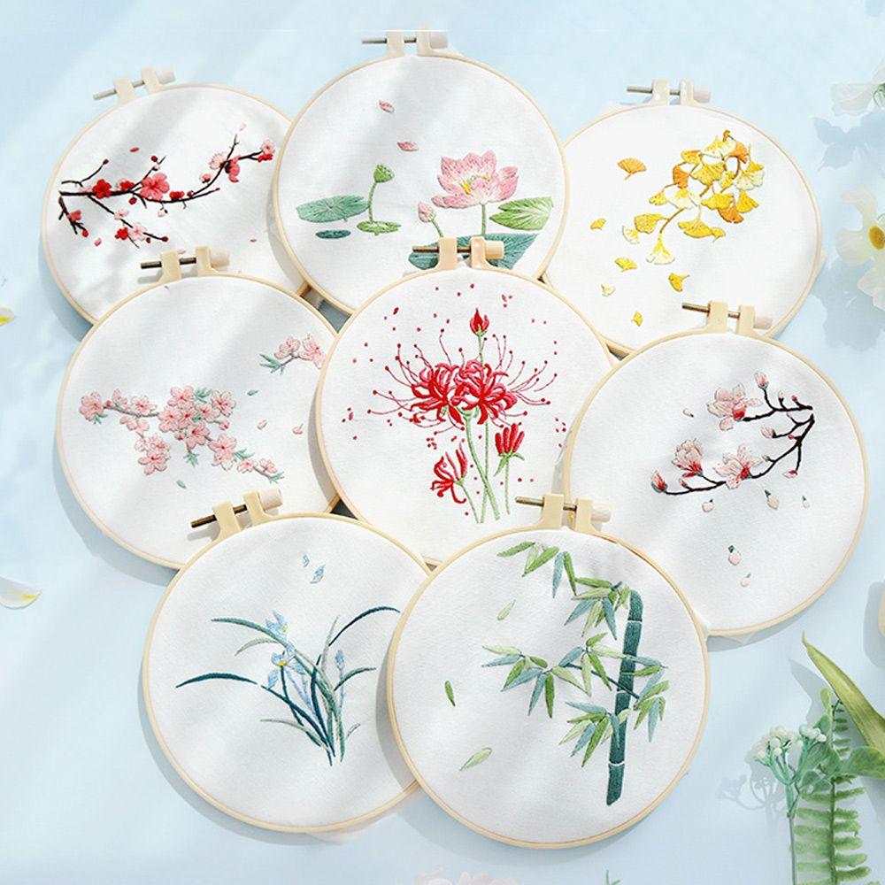 Нежные инструменты для рукоделия своими руками Вышивальный пяльцы Набор для вышивания Вышивка крестом Ручная вышивка