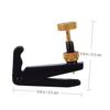 STOBOK 4-Piece Violin Tuner, String Adjuster, Metal Tuner with High-Precision Screws for Easy Adjustment, Anti-Slip Design