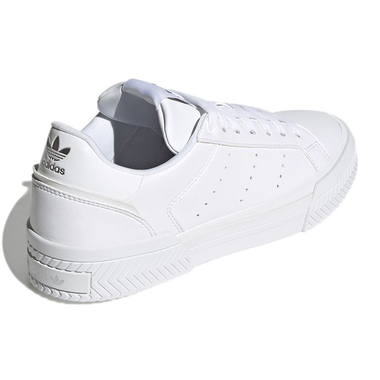 Adidas Court Tourino Triple White Женские кроссовки Cloud-White Silver-Metallic H05280