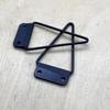 Decorative Picture Frame Hanging Hook with Extended Triangle and Double-Hole Feature for Horizontal Display