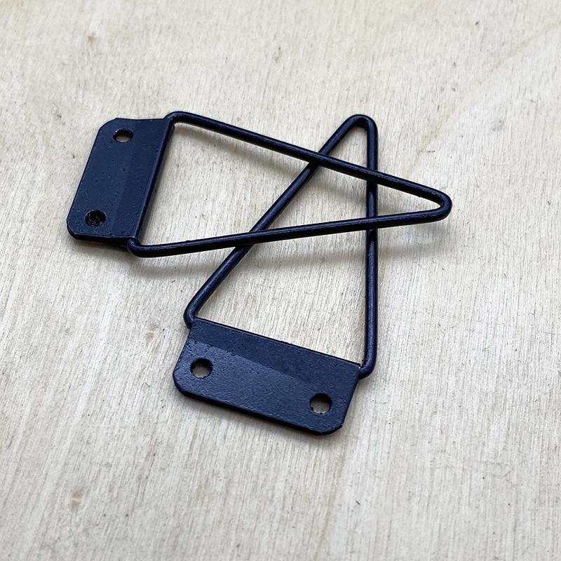 Decorative Picture Frame Hanging Hook with Extended Triangle and Double-Hole Feature for Horizontal Display