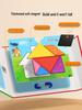 Магнитная головоломка Танграм для детей 3-6 лет - Развивающая игрушка для детей первого класса и детского сада