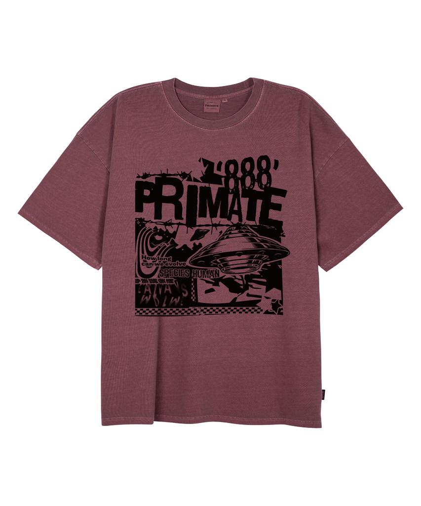 PRIMATE Space Oversized Pigment Short Sleeve T-Shirt 4 Colors
