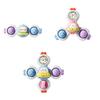 3Pcs/Set Cartoon Animal Pattern Suction Cup Spinner Toys Cartoon Animal Spinner  Baby Bath Time