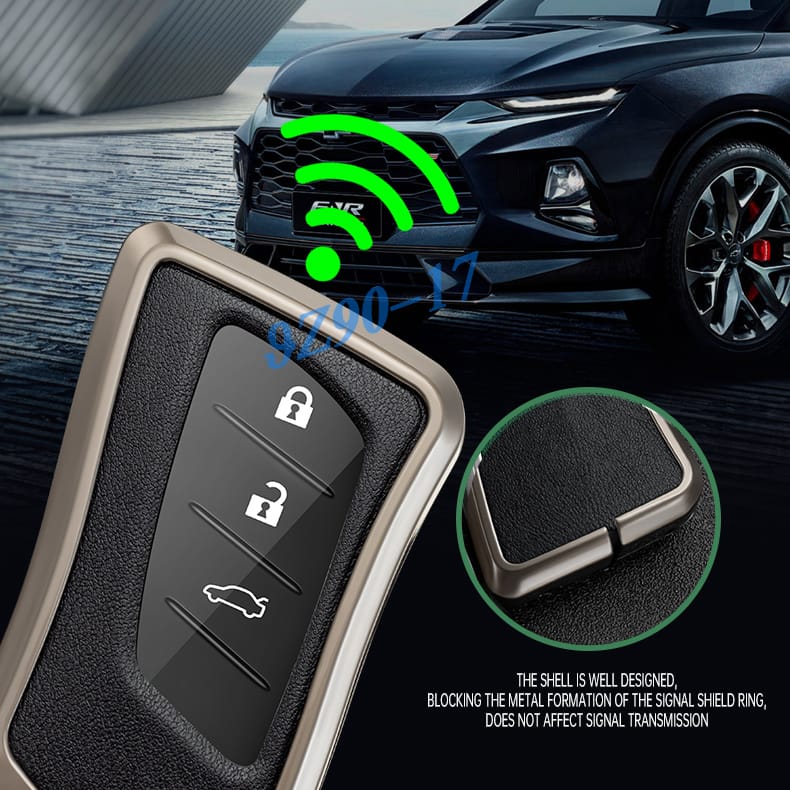 Металлический кожаный чехол-брелок для автомобильного ключа для Lexus Lm Nx Rx Rz Gx Ux Es Lc Lx Ls 200 250 300 300H 350 350H 450H 500H