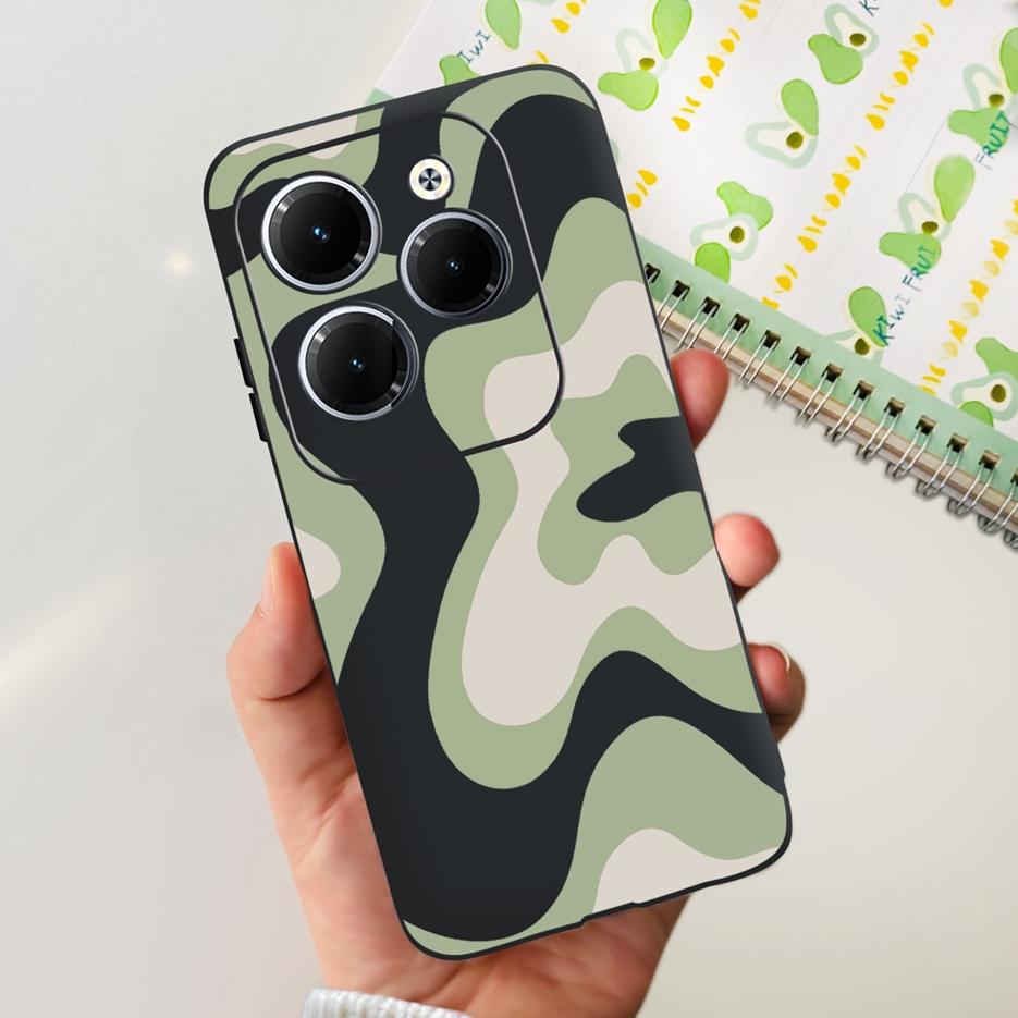 Чехол для Infinix Hot 40 Pro X6837 Милый Модный Чехол Мягкий Силиконовый Чехол для Телефона Для Infinix Hot 40i Hot40 Pro Hot40i Чехлы Бампер