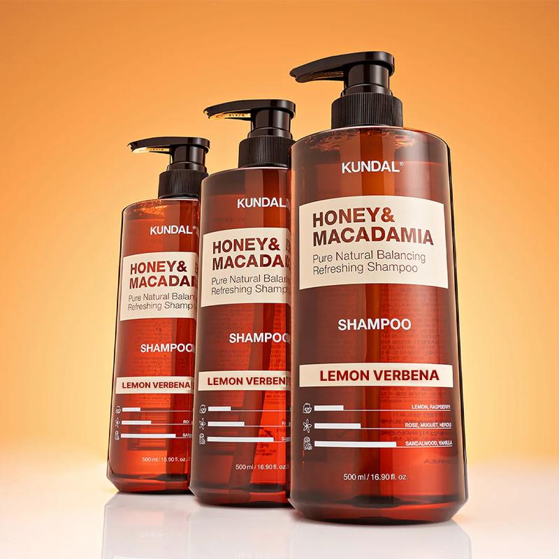KUNDAL Шампунь Honey & Macadamia Nature #Lemon Verbena 500 мл