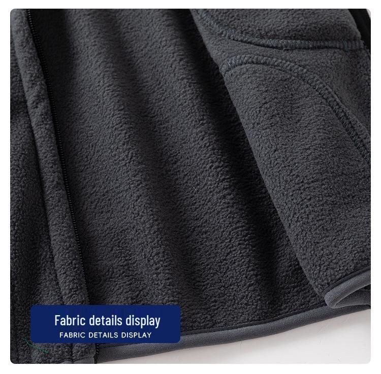 Детский осенне-зимний флисовый жилет со стойкой - Унисекс безрукавка