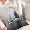 Игровой F-Frostpunk Наволочка Подушка для дивана Подушка для автомобиля Чехол для подушки Рождественский подарок 40x40 см 45x45 см
