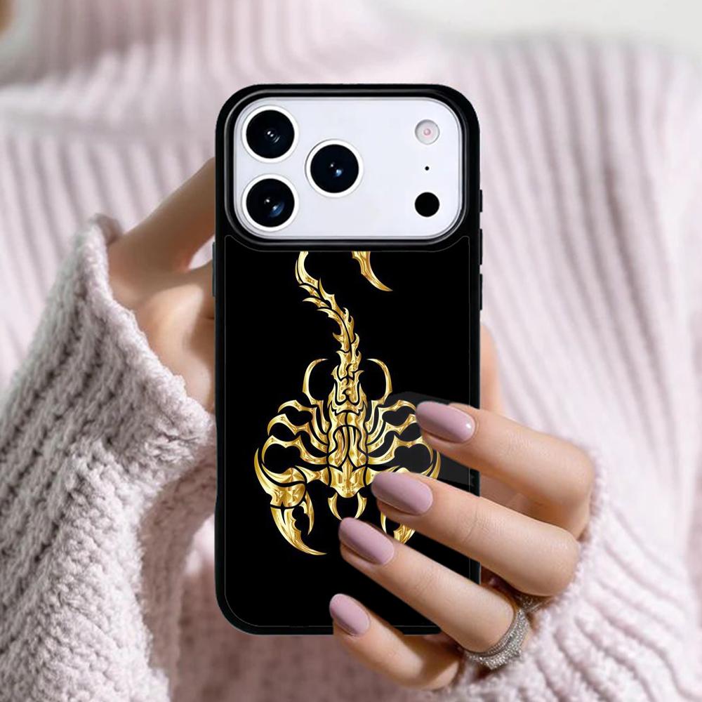 Scorpio Scorpion animal Phone Case For Apple iPhone 17 Air 16E 15 14 Plus 13 12 11 Pro Max Mini Funda Cover