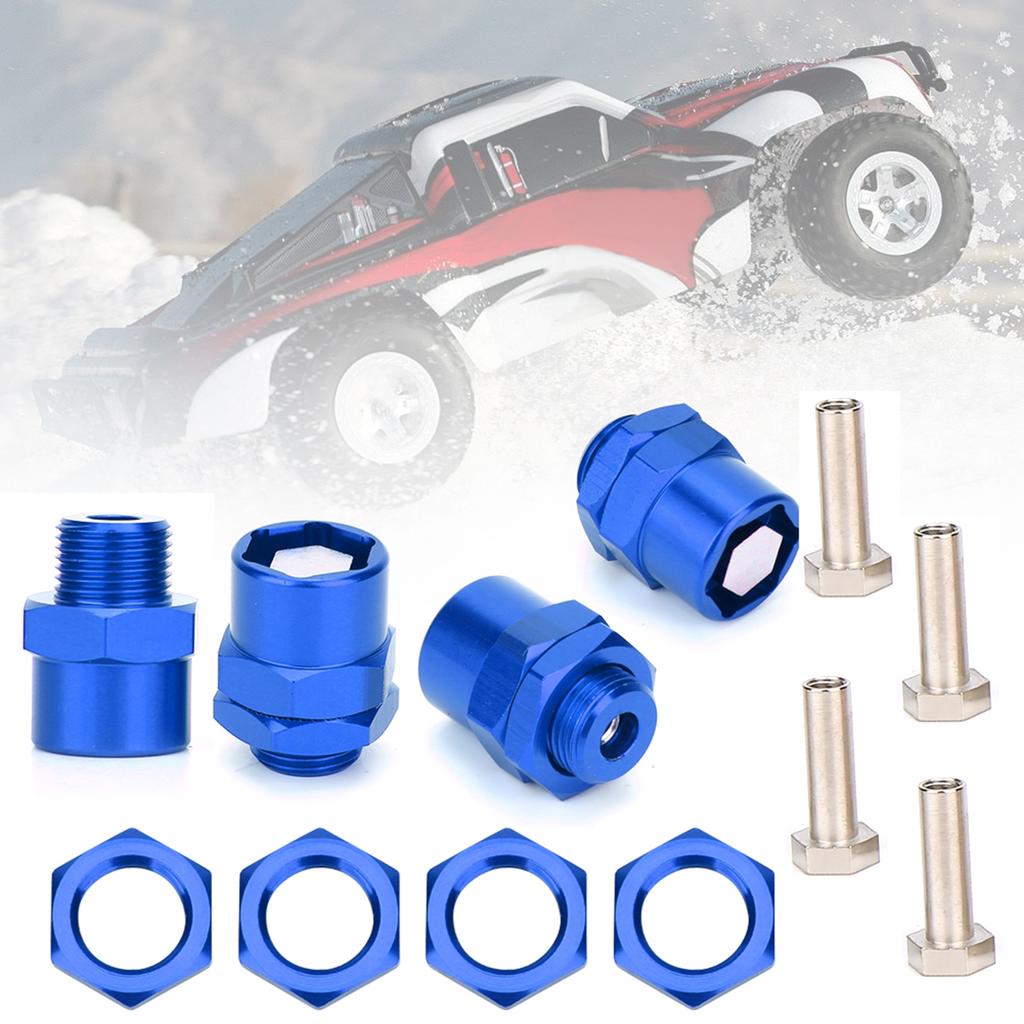 RC Car 12mm To 17mm Wheel Hex Conversion Adapter Accessories for Sakura D4 HSP 94123 110 CarBlue
