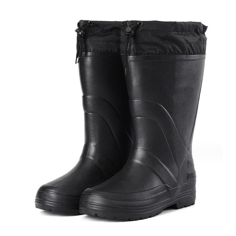 Мужская осенне-зимняя обувь больших размеров с подкладкой и утолщением, теплая, непромокаемая, легкая, рабочая обувь для улицы