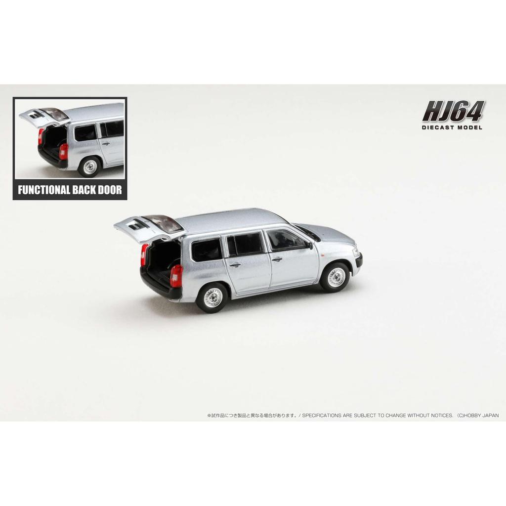 Hobby JAPAN HJ64 1/64 Scale Toyota Probox Van DX Black Mica Diecast Model Car